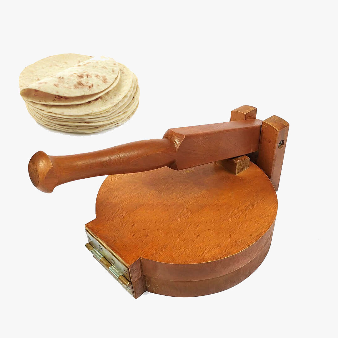High Quality Manual Press Wooden Roti Maker