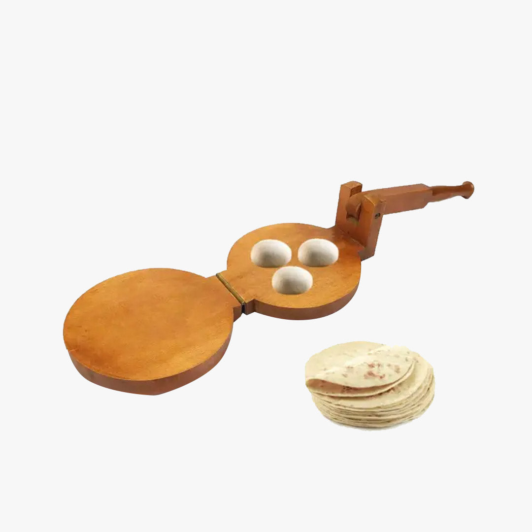 High Quality Manual Press Wooden Roti Maker