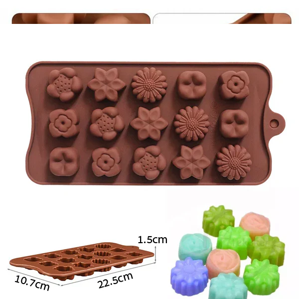 Silicone Chocolate Mold (Random Designs)