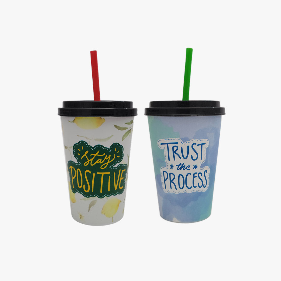 Premium Mug with Straw