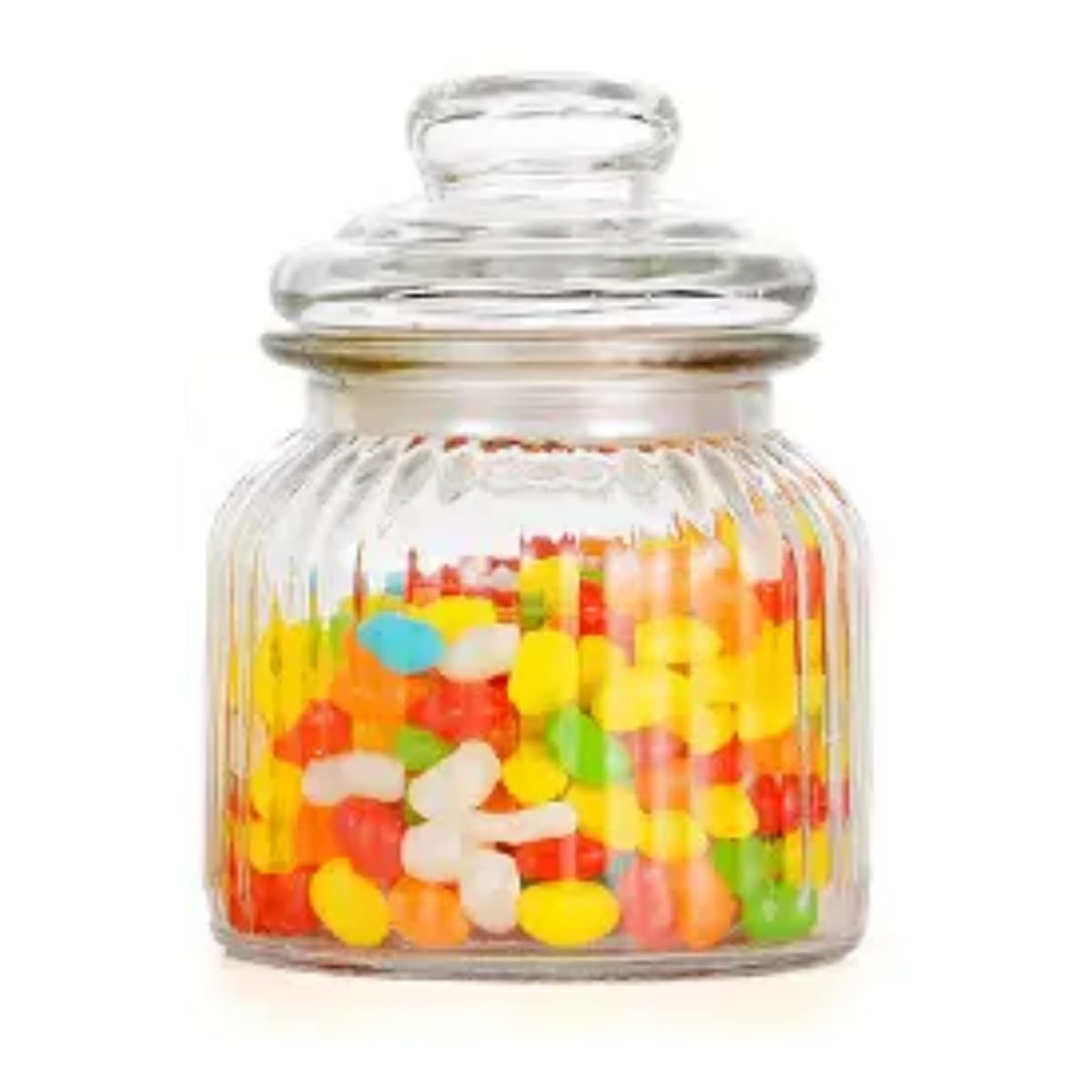 Glass Storage Jar 6 Inch with Seal Lock Lid