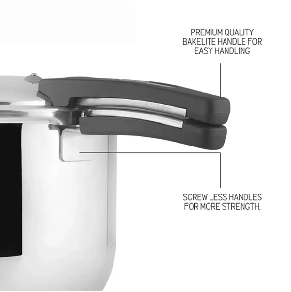 Cooker Double Bottom Heavy weight Alpha stainless steel