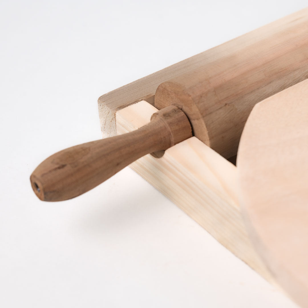 Pure Wood Belan Chakla | Durable Mango Wood | Rolling Pin