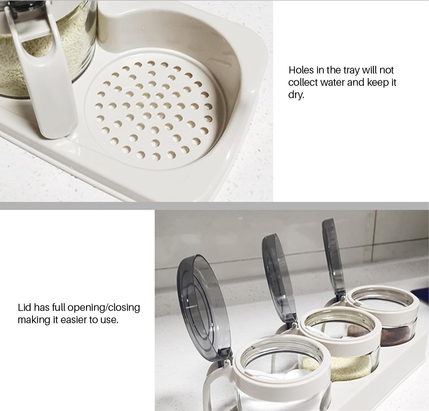 Kitchen Seasoning Organizer Rack for Easy Access
