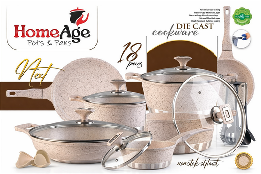 Gift set Die Cast Non Stick HomeAge 17pieces