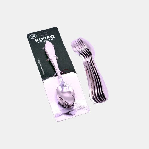 Tea Spoons Set of 6 Pcs (16 Gauge)