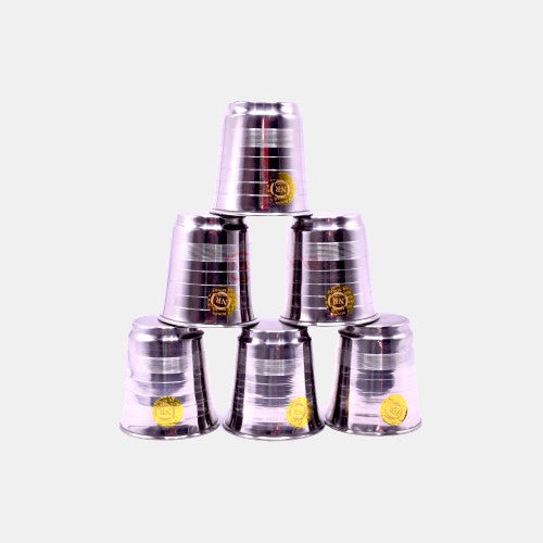 Glass Steel S/S Elegant 06 Piece
