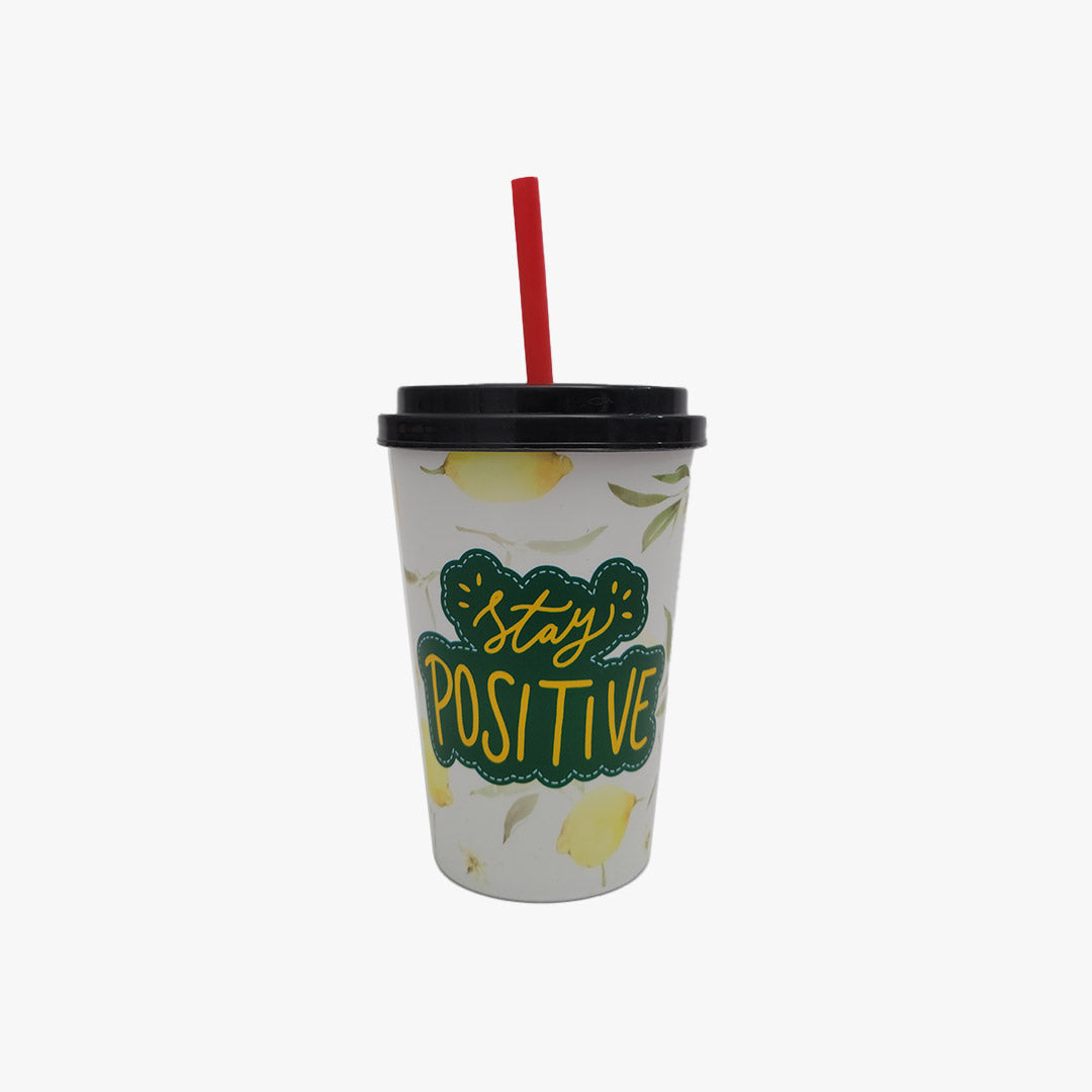 Premium Mug with Straw