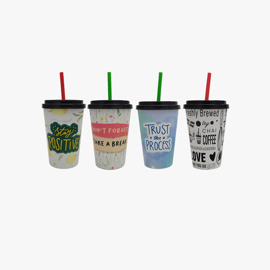 Premium Mug with Straw