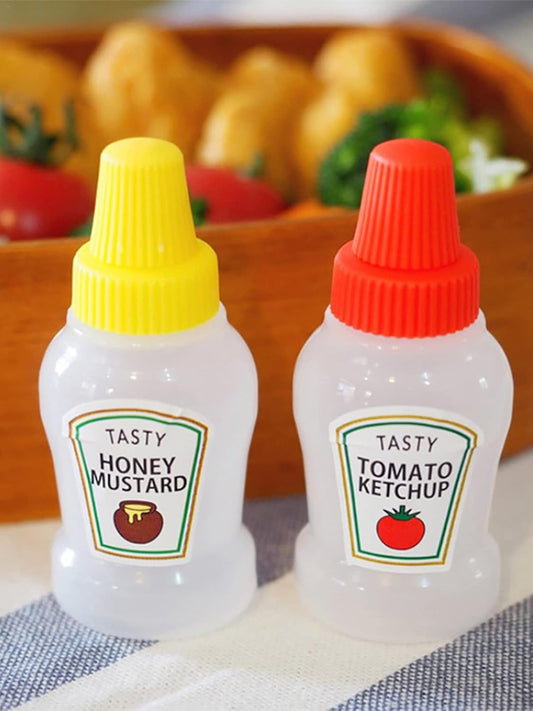Mini 2Pcs Tomato Ketchup Bottle