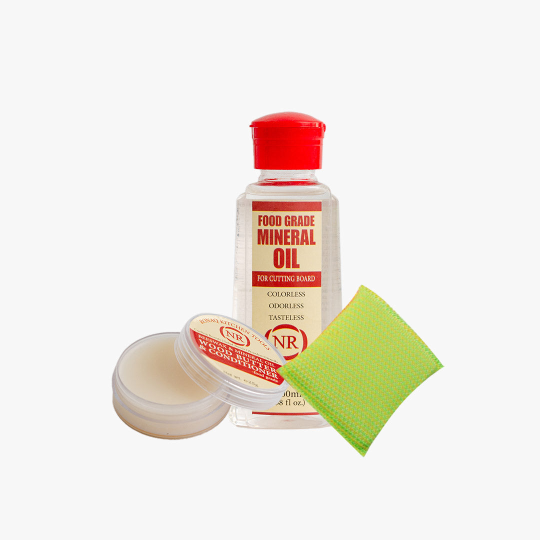 Cutting Board 100ml Oil | Butter Wax | Washing Sponge (Pack of 3)