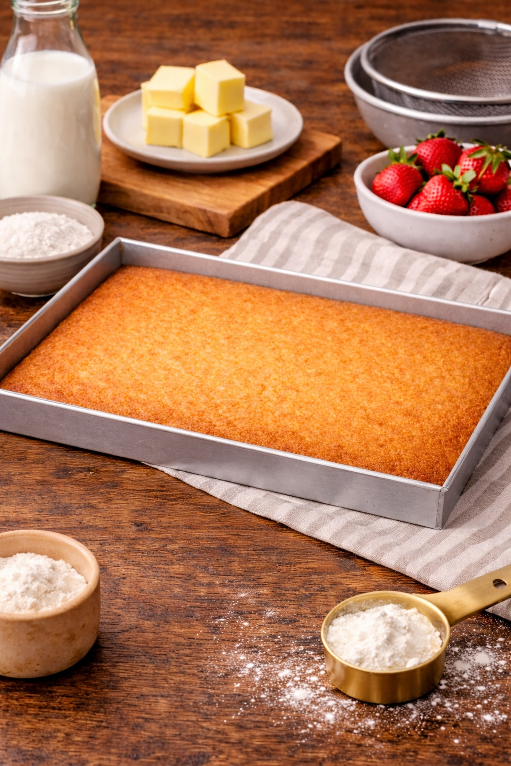 CAKE MOLD SWISS ROLL TRAY ALUZINC MATERIAL