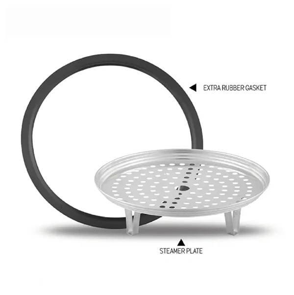 Cooker Double Bottom Heavy weight Alpha stainless steel