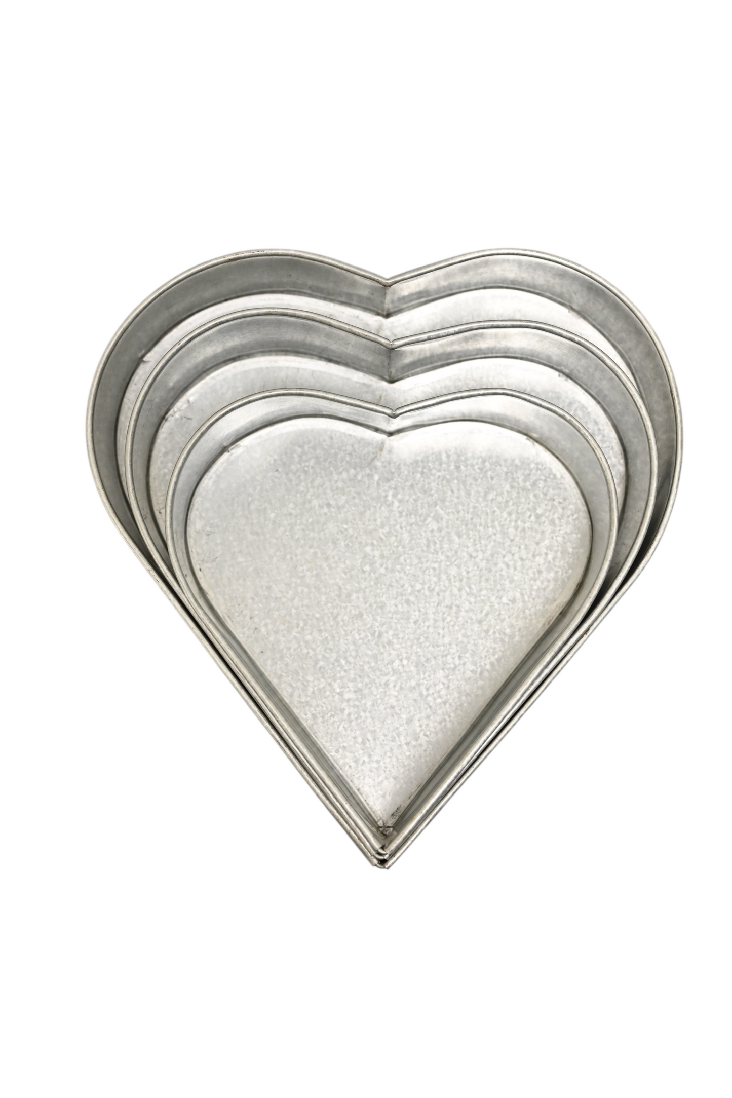 CAKE MOLD HEART SHAPE ALUZINC MATERIAL