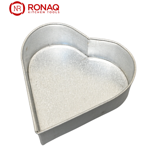 CAKE MOLD HEART SHAPE ALUZINC MATERIAL