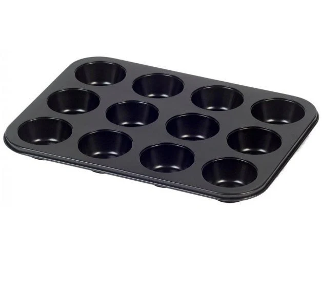 Muffin Pan & Backing Cup Cake Tray Non Stick 12 cups