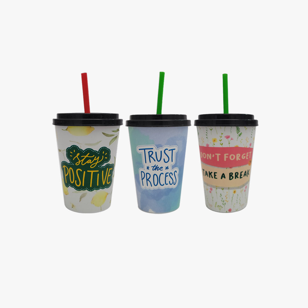 Premium Mug with Straw