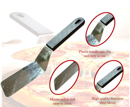 Pizza Cake Lifter With Premium Plastic Handle Professional Stainless Steel