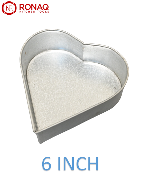 CAKE MOLD HEART SHAPE ALUZINC MATERIAL