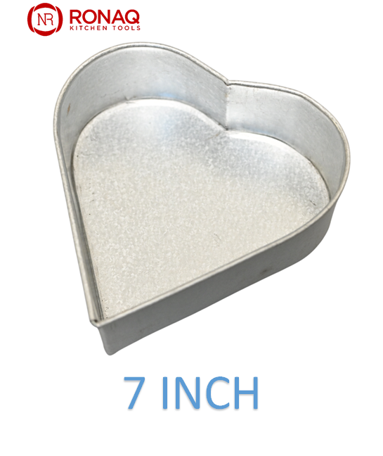 CAKE MOLD HEART SHAPE ALUZINC MATERIAL