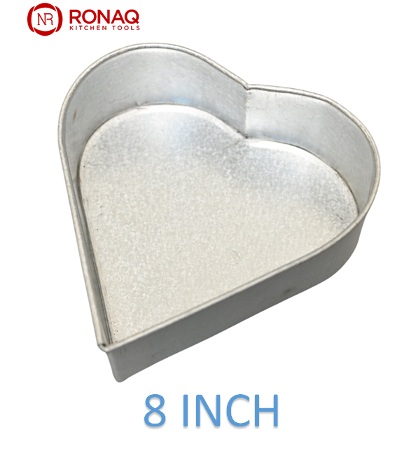 CAKE MOLD HEART SHAPE ALUZINC MATERIAL