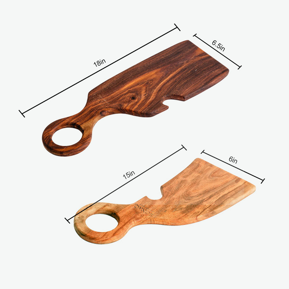 Rosewood and Neem Couple Cutting Board | Wooden Chopping Board