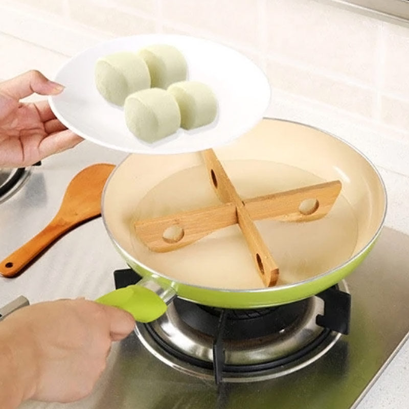 Bamboo Heat Resistant Pan Mats Removable Pot Mat Holder