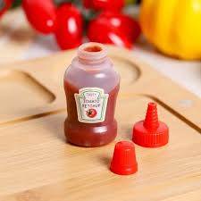 Mini 2Pcs Tomato Ketchup Bottle