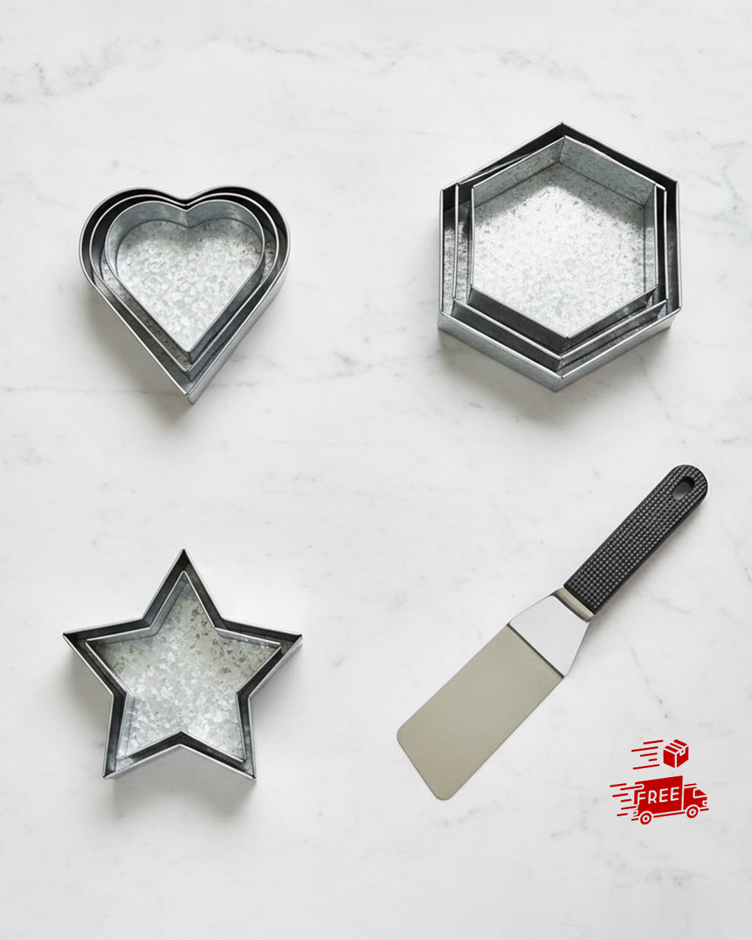 Occasion Special Baking Set – 3 Pans & Cake Lifter