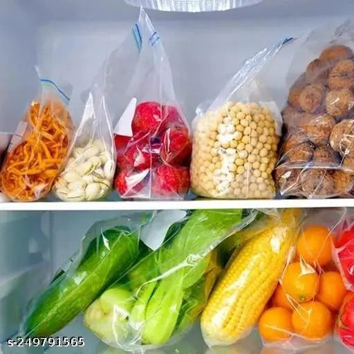 Smart zip lock bags Freezer bags / Plastic zip bags / Zip lock bags / Antibacterial Freezer plastic slider ziplock bags