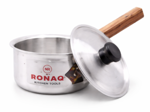 Metal Finish Sauce Pan – Durable & Stylish Aluminum Cookware