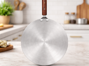 Tawa Metal Finish Aluminum Roti Pan 12 Inch