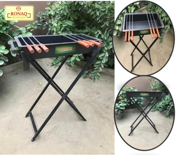 High Quality Iron Black BBQ sigri - Image 4