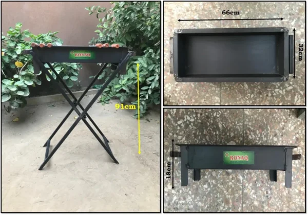 High Quality Iron Black BBQ sigri