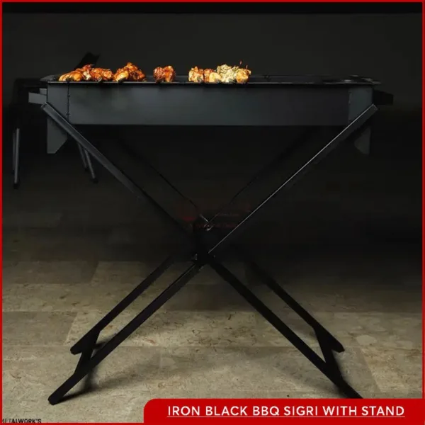 High Quality Iron Black BBQ sigri - Image 2