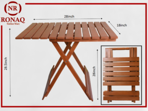 Wooden Folding Table Serving Outdoor Garden table