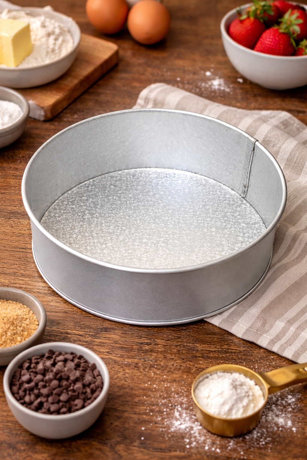 CAKE MOLD ROUND SHAPE ALUZINC MATERIAL - Image 3