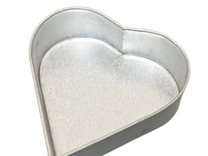 CAKE MOLD HEART SHAPE ALUZINC MATERIAL