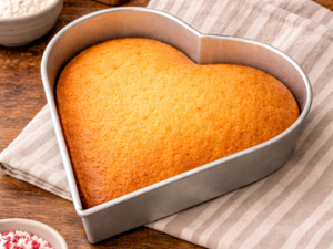 CAKE MOLD HEART SHAPE ALUZINC MATERIAL