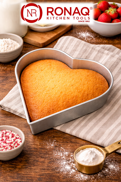 CAKE MOLD HEART SHAPE ALUZINC MATERIAL - Image 2