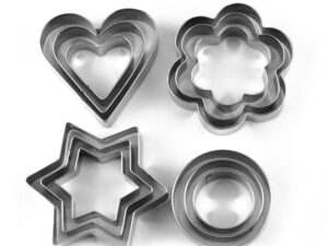 12pcs/Set Stainless Steel Cookie Cutter ( 4 Shapes)