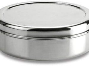 Premium Stainless steel spice box with Steel lid