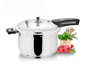 Cooker Double Bottom Heavy weight Alpha stainless steel