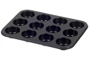 Muffin Pan & Backing Cup Cake Tray Non Stick 12 cups