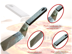 Pizza Cake Lifter With Premium Plastic Handle Professional Stainless Steel